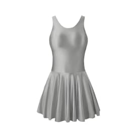 Women Dress Glossy Stretchy Sleeveless Pink Tank Dresses Solid Athletic Tennis Dress Black Swimwear Beachr Nightgown Pajamas