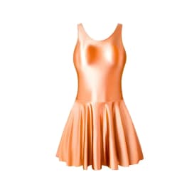 Women Dress Glossy Stretchy Sleeveless Pink Tank Dresses Solid Athletic Tennis Dress Black Swimwear Beachr Nightgown Pajamas
