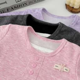 Children's Set 2026 Girls' Spring and Autumn Korean Edition Soft Sticky Fake Two piece Top+Wide Leg Pants Casual Set