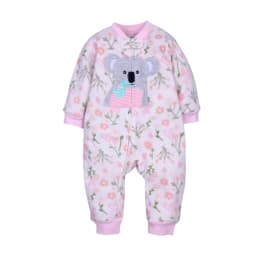 Spring Autumn Baby Boy Rompers Zipper Fleece Warm Pajamas Newborn Outfit Dinosaur Jumpsuit Infants Boy Clothing 9 -24 Months