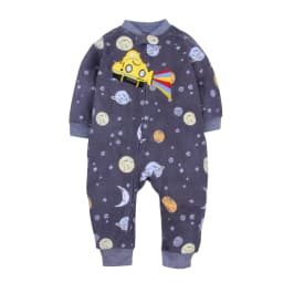 Spring Autumn Baby Boy Rompers Zipper Fleece Warm Pajamas Newborn Outfit Dinosaur Jumpsuit Infants Boy Clothing 9 -24 Months