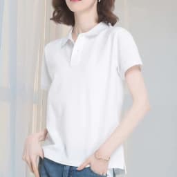 Women Solid Color Polo Shirt Summer Casual Cool Feeling Antibacterial Tops Breathable Short-sleeved Lapel Slim Fit 2025 Clothes
