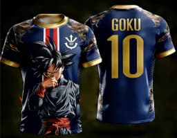 2026 Dragon Ball Authentic 3D Printed Goku 10# Football Training Jersey Adult Kid S-6XL 90cm-160cm Trendy Street Tops