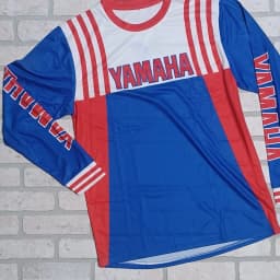 Vintage Commemorative YAMAHA Off-road Riding Jacket Unisex Plus Size Summer Breathable Quick-drying Long-sleeve Sports T-shirt