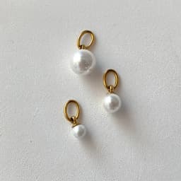 ZHENL Fashionable Round Pearl Pendant Women's Three-Piece Set Elegant Simple Design Luxury Feel DIY Jewelry Accessories