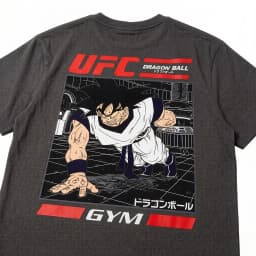 Dragon Ball Animation Sun Wukong Joint UFC Men's and Women's Retro High Quality Cotton Crew Neck Printed T-Shirt Trend Ins Top