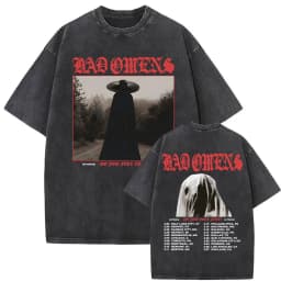 Bad Omens Do You Feel Love Tour 2026 Vintage Washed T Shirt Gothic Rock Band Concert Tshirts Men Women Fashion Oversized T-shirt
