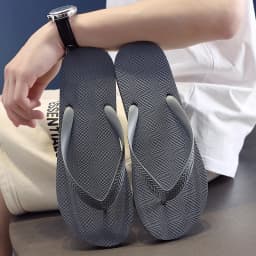 High Street Men's Flip Flops Slippers Anti-skid Outdoor Casual Beach Sandals Household Slipper Students Slides Pantuflas Hombre