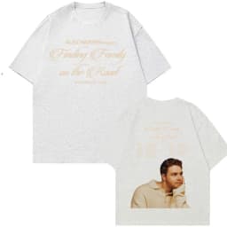 Alex Warren Finding Family on The Road 2026 World Tour Graphic Tee Shirt Men Women Harajuku Retro Short Sleeve Oversized T-shirt