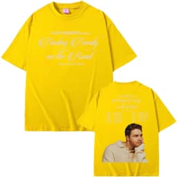 Alex Warren Finding Family on The Road 2026 World Tour Graphic Tee Shirt Men Women Harajuku Retro Short Sleeve Oversized T-shirt