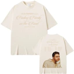 Alex Warren Finding Family on The Road 2026 World Tour Graphic Tee Shirt Men Women Harajuku Retro Short Sleeve Oversized T-shirt