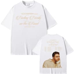 Alex Warren Finding Family on The Road 2026 World Tour Graphic Tee Shirt Men Women Harajuku Retro Short Sleeve Oversized T-shirt