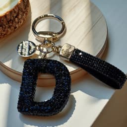 26-Letter Creative Rhinestone Keychain, Cross-Border Trendy Bag Charm & Car Key Accessory
