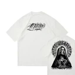 Sullen Pin Up Punk Street Life Gothic American Vintage Tattoo Art Mens Tee CREEP BADGE Men Summer Tee Short Sleeve Cotton Tee