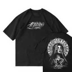 Sullen Pin Up Punk Street Life Gothic American Vintage Tattoo Art Mens Tee CREEP BADGE Men Summer Tee Short Sleeve Cotton Tee
