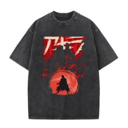 Washed Vintage Anime Akira T Shirts Japanese Science Fiction Cartoon Movie Shima Tetsuo T-shirt Men 90s Manga Oversized T-shirts