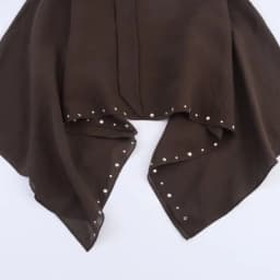 Women's Casual Loose Batwing Sleeve Off Shoulder Top with Studs - Spring Summer Fashion Blouse for Daily Outings & Travel