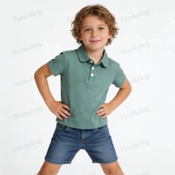 100% Cotton Boys Polo Shirts Kids Toddler Baby 1 to 2 3 4 5 6 7 Years Plain White Blue Children Polos T Shirt Designer Clothes