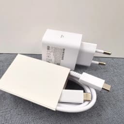Samsung 45w Charger EU Super Fast Charge Adapter EP-T4511 For Galaxy S26 S25 S24 S23 Plus Ultra A55 M55 Flip Fold 7 8 & 5A Cable