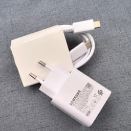 Samsung 45w Charger EU Super Fast Charge Adapter EP-T4511 For Galaxy S26 S25 S24 S23 Plus Ultra A55 M55 Flip Fold 7 8 & 5A Cable