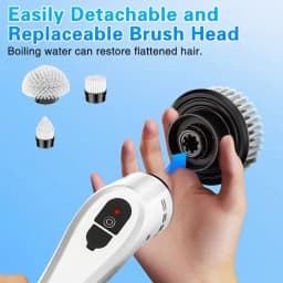 TINSOL 12 in 1 Electric Cleaning Brush with Telescopic Handle, Multifunctional Household Floor and Kitchen Cleaning Tool