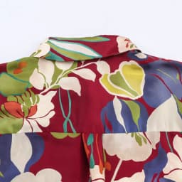 Women Floral Printed Satin Shirts Spring Casual Summer Female Turn-Down Collar Single-Breasted Long Sleeve Blouses Shirts