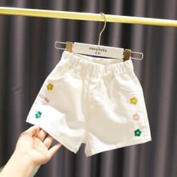 2026 New Summer Girls Denim Shorts Korean Style Trendy Casual Hot Pants For Toddler Baby Girls Fashion Streetwear