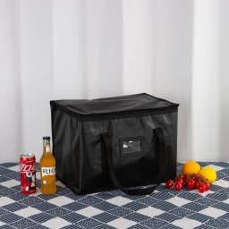Insulated Cooler Bag, Large Capacity Thermal Lunch Tote, Waterproof Portable Ice Pack for Picnic, Food Delivery, Outdoor Camping