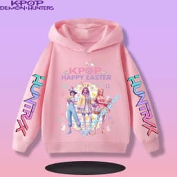 2026 Anime Kpop Demon Hunters Saja Boys Hoodie Boys Girls Long Sleeve Casual Sweatshirt Harajuku Pullover Fans Gift Kids Clothes