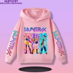 2026 Anime Kpop Demon Hunters Saja Boys Hoodie Boys Girls Long Sleeve Casual Sweatshirt Harajuku Pullover Fans Gift Kids Clothes