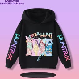 2026 Anime Kpop Demon Hunters Saja Boys Hoodie Boys Girls Long Sleeve Casual Sweatshirt Harajuku Pullover Fans Gift Kids Clothes