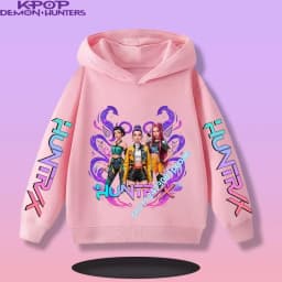 2026 Anime Kpop Demon Hunters Saja Boys Hoodie Boys Girls Long Sleeve Casual Sweatshirt Harajuku Pullover Fans Gift Kids Clothes