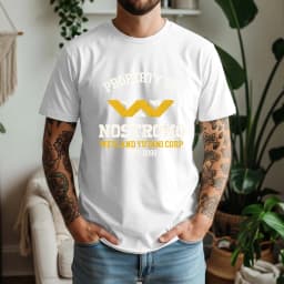 100% Cotton Nostromo T-Shirt Weyland Yutani 2099 Alien Sci-Fi Retro Style Oversized Breathable Casual Short Sleeve