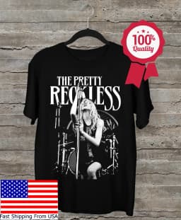 The Pretty Reckless American Rock Band Black All Size Unisex Shirt
