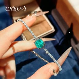 Classic 925 Sterling Silver Octagonal Rose Cut Pendant Necklace, Colorful Diamond Earrings, Pink Diamond Ring, Navy Blue Bracele