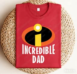 Incredibles Family Logo Graphic Print Shirt Pixar Movie Fan Tee Family Member T-shirt Party Tee Adults Kid Cotton T-shirt Top