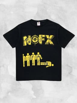 Summer Cotton Tee NOFX Rock Band Graphic T-shirt Oversized Y2k Unisex Men Women High Quality Short Sleeve Tops Fashion Clothing