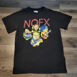 Summer Cotton Tee NOFX Rock Band Graphic T-shirt Oversized Y2k Unisex Men Women High Quality Short Sleeve Tops Fashion Clothing