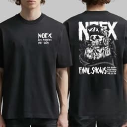 Summer Cotton Tee NOFX Rock Band Graphic T-shirt Oversized Y2k Unisex Men Women High Quality Short Sleeve Tops Fashion Clothing