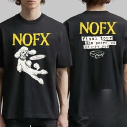 Summer Cotton Tee NOFX Rock Band Graphic T-shirt Oversized Y2k Unisex Men Women High Quality Short Sleeve Tops Fashion Clothing