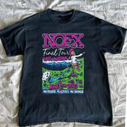 Summer Cotton Tee NOFX Rock Band Graphic T-shirt Oversized Y2k Unisex Men Women High Quality Short Sleeve Tops Fashion Clothing