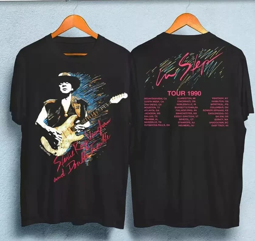 Vintage 90s Vaughan Ray Stevie 1990 Tour T-shirt, size S-5XL