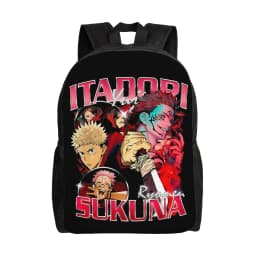 Gojo Satoru Collage Manga Backpack for Men Women Teenage Student Work Daypack Jujutsus Kaisens  Anime College Shoulder Bag Sport