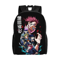 Gojo Satoru Collage Manga Backpack for Men Women Teenage Student Work Daypack Jujutsus Kaisens  Anime College Shoulder Bag Sport