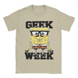 Men Spongebobs T Shirts Pure Cotton Tops Leisure Short Sleeve Crewneck Tees Gift Idea T-Shirts