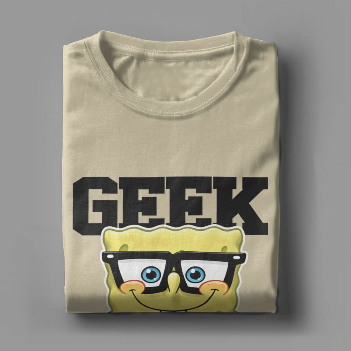 Men Spongebobs T Shirts Pure Cotton Tops Leisure Short Sleeve Crewneck Tees Gift Idea T-Shirts