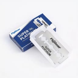 100PCS Stainless Steel Material Durable Barber Shaving Blade Double Edge Safety Razor Extra Stainless Blades