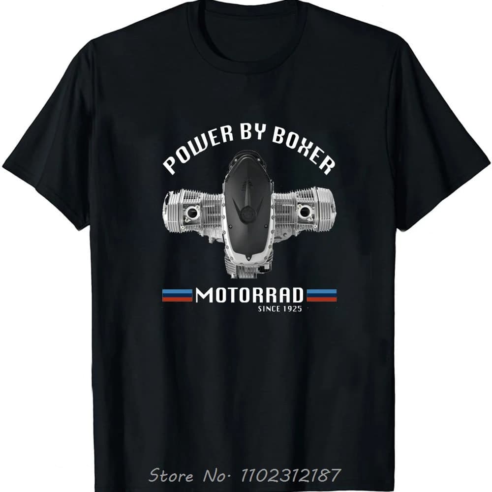 S-5XLMen Boxer Engine R1200gs 1200 Gs R Adventure R1200rt Rt R R1200r Casual Cotton T Shirt Fitness Tops Tees O-neck Tshirt