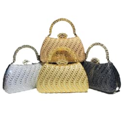 Luxury Diamond Embedded Evening Bag Elegant Style Small Size Women Handbags Fashionable Design Clutch Bag Wedding Event