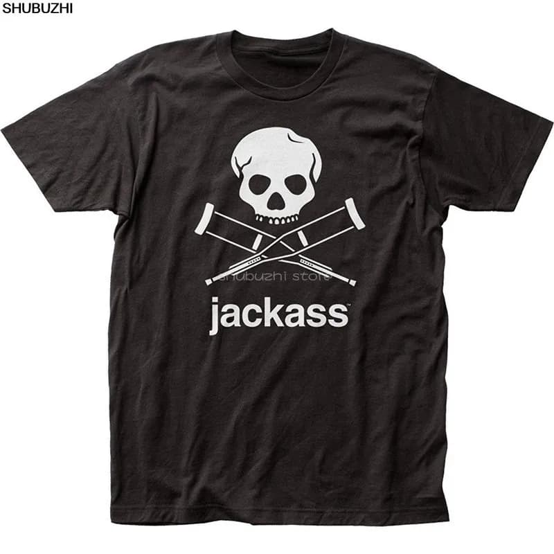 S-5XL Fashion Mens Jackass Logo Graphic Printed Black T Shirts Fashion Classic Unique gift 2026
